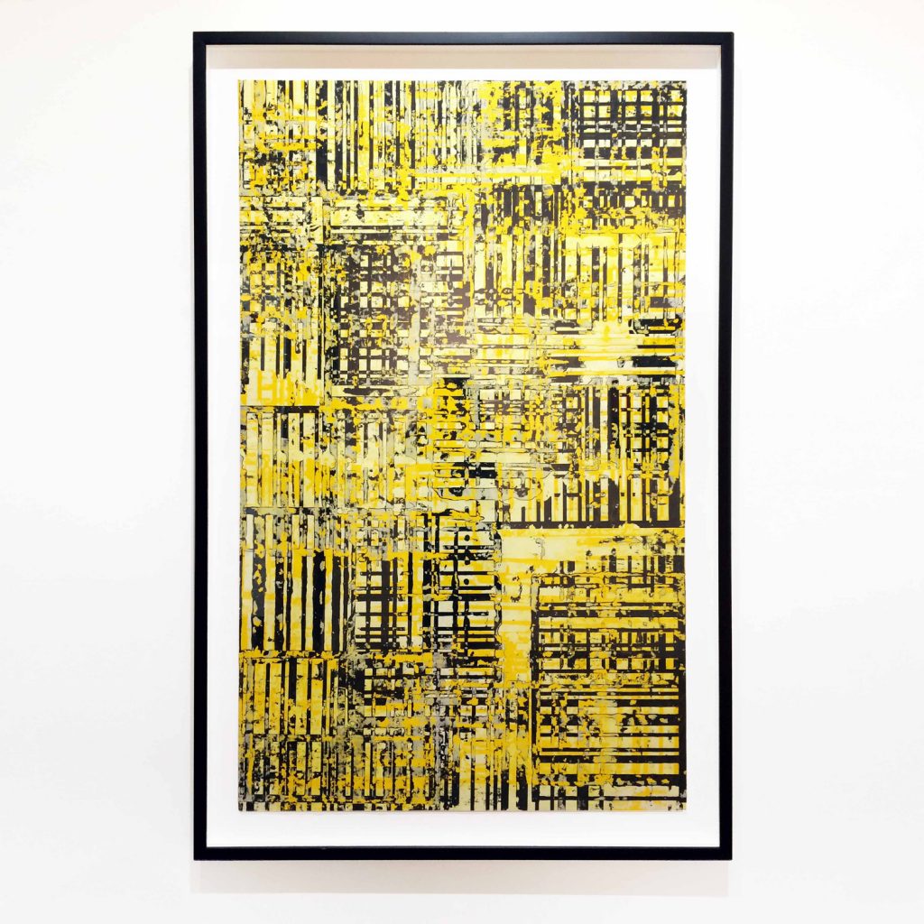 Morning - Mixed media on canvas - 60 x 37 in.