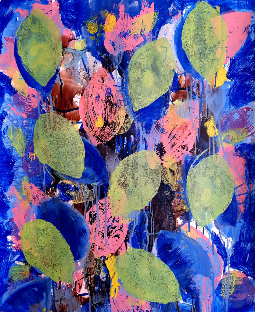 Fall IV, Acrylic on Yupo paper, 30 x 24 in.